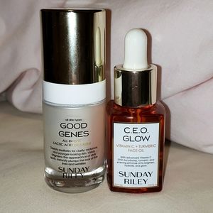 NEW Sunday Riley duo: CEO Glow oil and Good Genes
